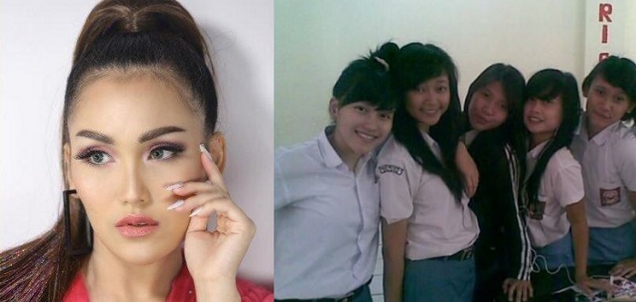 Penampilan Asli Ayu Ting Ting Masa SMA Jadi Sorotan, Intip Foto-fotonya Bareng Geng Sekolah