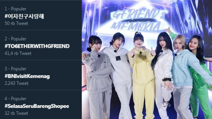 GFriend Hengkang dari Agensi Source Music, Tagar #TOGETHERWITHGFRIEND Trending di Twitter