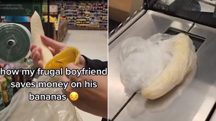 Pria Kupas Pisang Sebelum Membelinya, Timbangan Lebih Ringan, Harganya Jadi Murah, Hemat atau Pelit?