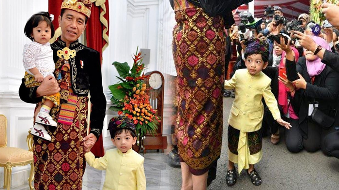 Jokowi Bagikan Potret Kelucuan Jan Ethes saat Hadiri Peringatan HUT RI, Captionnya Bikin Salah Fokus