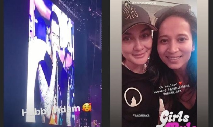 Bungkam Soal Hubungan Keduanya, Luna Maya Ketahuan Akrab Nonton Konser dengan Adik Faisal Nasimuddin