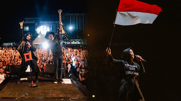 Selalu Kibarkan Bendera Merah Putih saat Manggung, Tantri Kotak Jelaskan Pesan di Baliknya
