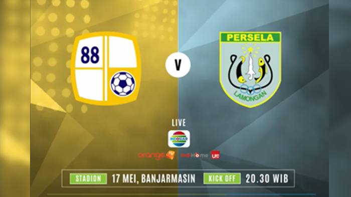 Live Streaming Barito Putera vs Persela di Indosiar 20.30 WIB - Siaran Langsung Liga 1 Malam Ini