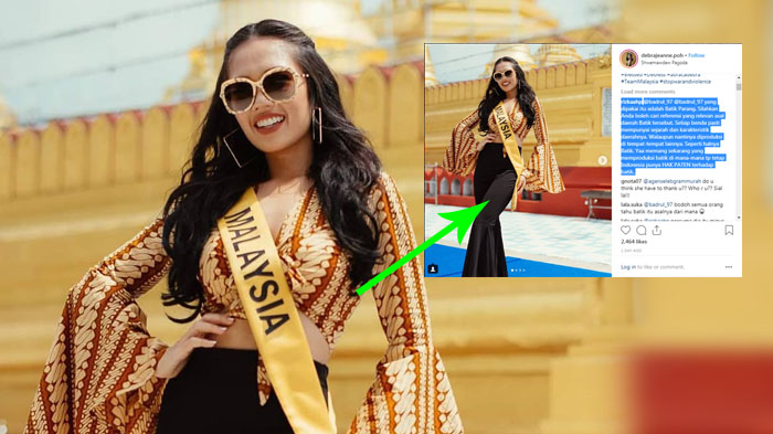 Ribut Netizen Indonesia vs Malaysia Gara-gara Miss Grand Negeri Jiran Pakai Batik