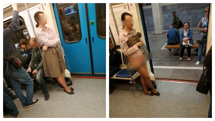 VIRAL HARI INI, Tak Diberi Kursi Kereta, Perempuan di Rusia Protes ke Pria dengan Mengangkat Rok