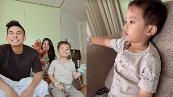 KOMPAKNYA Rachel Vennya dan Okin, Bersama Jaga Xabiru yang Dirawat di Rumah Sakit: Syafakallah Abang