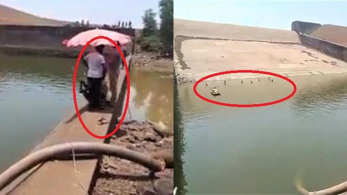 Demi Temukan Ponsel yang Jatuh saat Selfie, Pria India Menguras Seluruh Bendungan, Langsung Diskors!