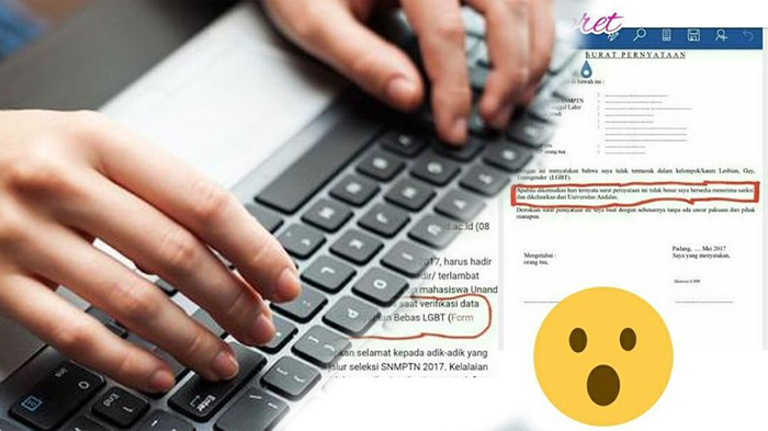 Wah! Universitas Ini Minta Calon Mahasiswa Baru Serahkan Surat Pernyataan Bebas LGBT?