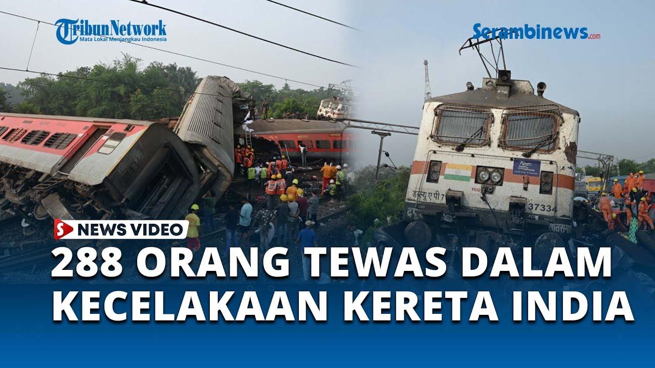 TERNYATA Ini Penyebab Kecelakaan 3 Kereta Api India, 10 Gerbong Keluar Jalur, Rumah Sakit Mencekam
