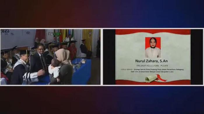 PILU, Bayi 8 Bulan Wakili Mendiang Ibunya di Acara Wisuda, Ibunda Meninggal 12 Jam Setelah Yudisium