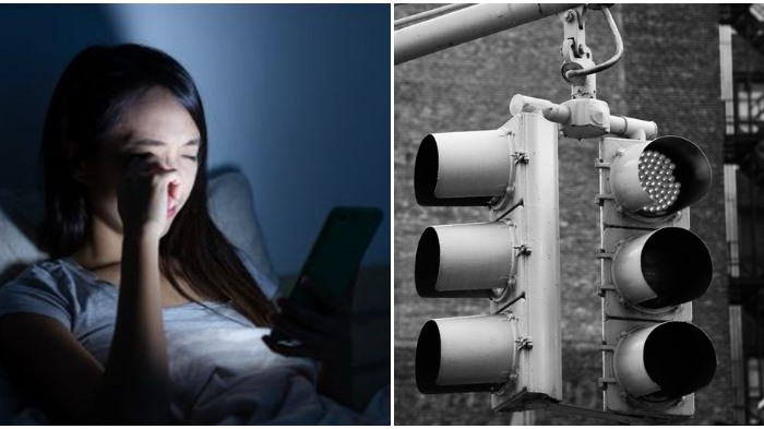 VIRAL Kecanduan Smartphone, Gadis Tak Bisa Bedakan Warna Lampu Lalu Lintas, Hampir Kecelakaan