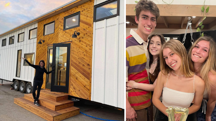 Bagkit Setelah Perceraian, Wanita Ini Viral Bangun Rumah di Atas Roda, Anak Sempat Tak Setuju