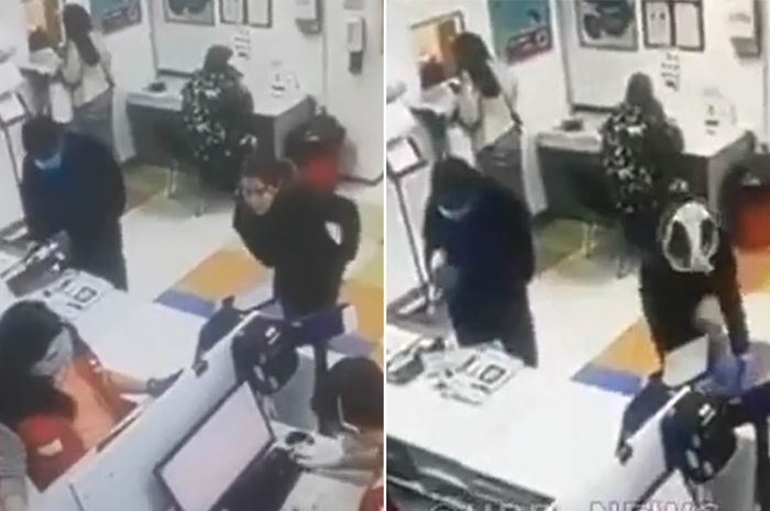 VIDEO Wanita Nekat Lepas Celana Dalam & Dipakai Jadi Masker Demi Tetap Dilayani Petugas Kantor Pos