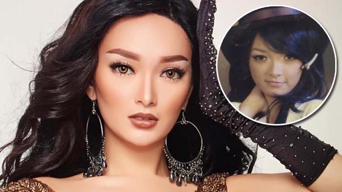 Transformasi Zaskia Gotik - Sebelum Berwajah Tirus, Pelantun Satu Jam Saja Pernah Chubby Kayak Gini