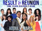 Grand Final Result and Reunion Show Indonesian Idol 2018 Maria Vs Abdul, Ini Dia Calon Kuat Jawara!