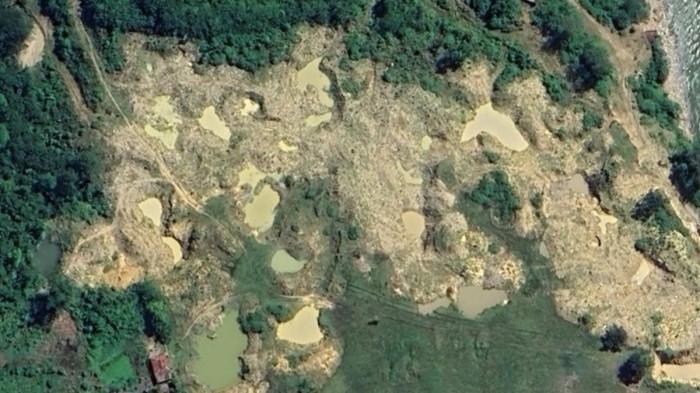 Diduga aktivitas tambang ilegal beroperasi di Desa Karataun, Kecamatan Kalumpang, Mamuju