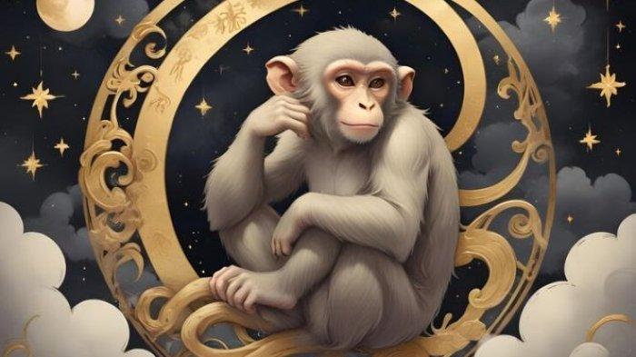 Ilustrasi Shio Monyet.