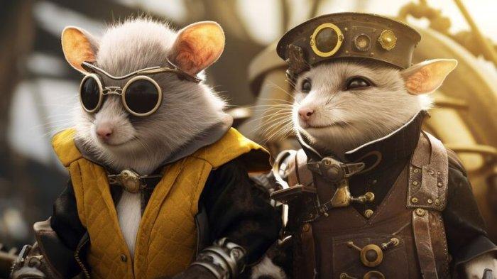 Ilustrasi Shio Tikus.