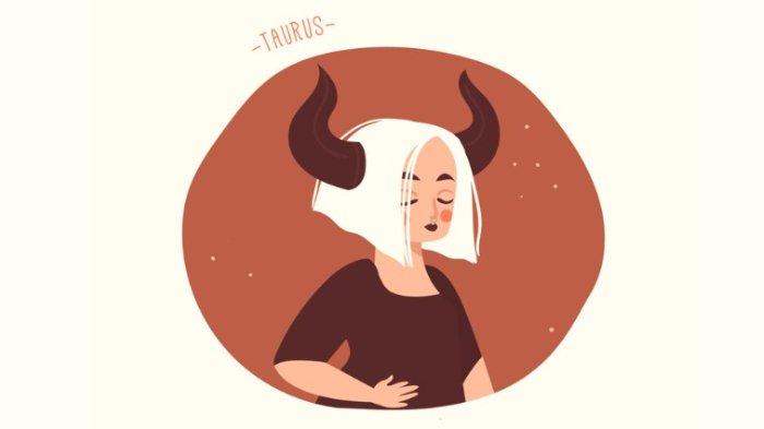 Ilustrasi zodiak Taurus.