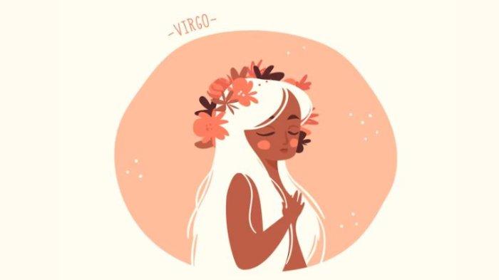 Ilustrasi zodiak Virgo.
