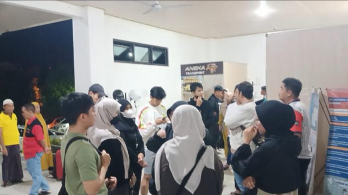 pemudik ramaikan terminal mamuju