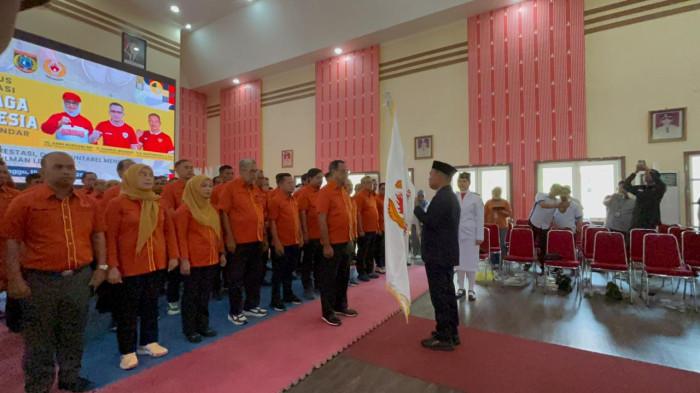 pengukuhan KONI Polman dihadiri Syamsul Samad