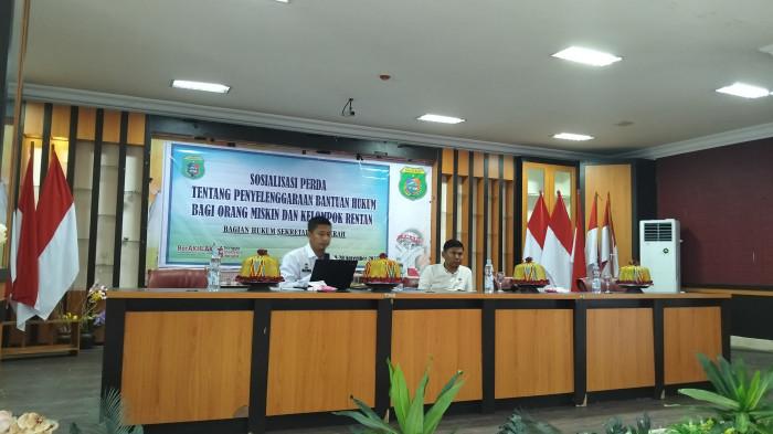 Kanwil Kemenkum Sulbar dan Pemda Pasangkayu Sosialisasikan Pelaksanaan Bantuan Hukum Gratis