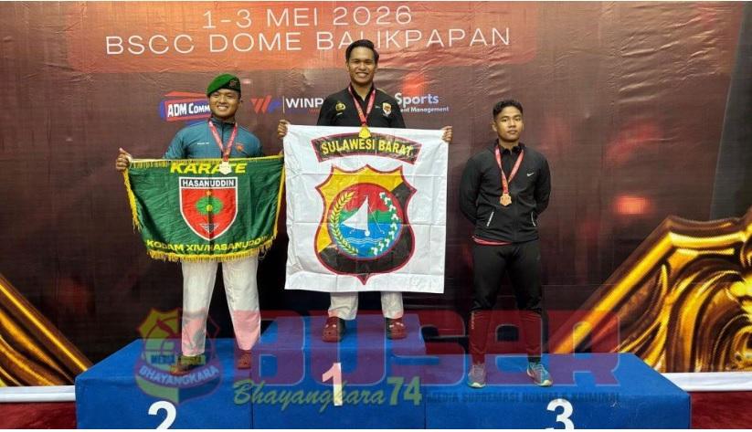Bripda-Muh-Risaldi-personel-Ditlantas-Polda-Sulbar-meraih-emas-di-ajang-National-Karate.jpg