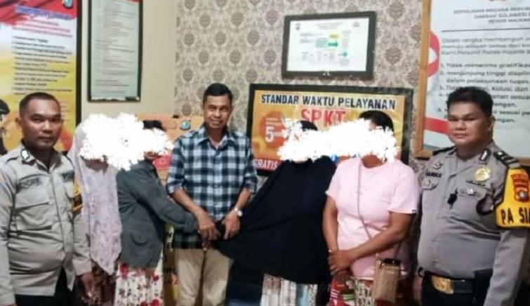 Gegara Hal Sepele, Emak-emak di Majene Cekcok Depan Kuburan Didamaikan Polisi