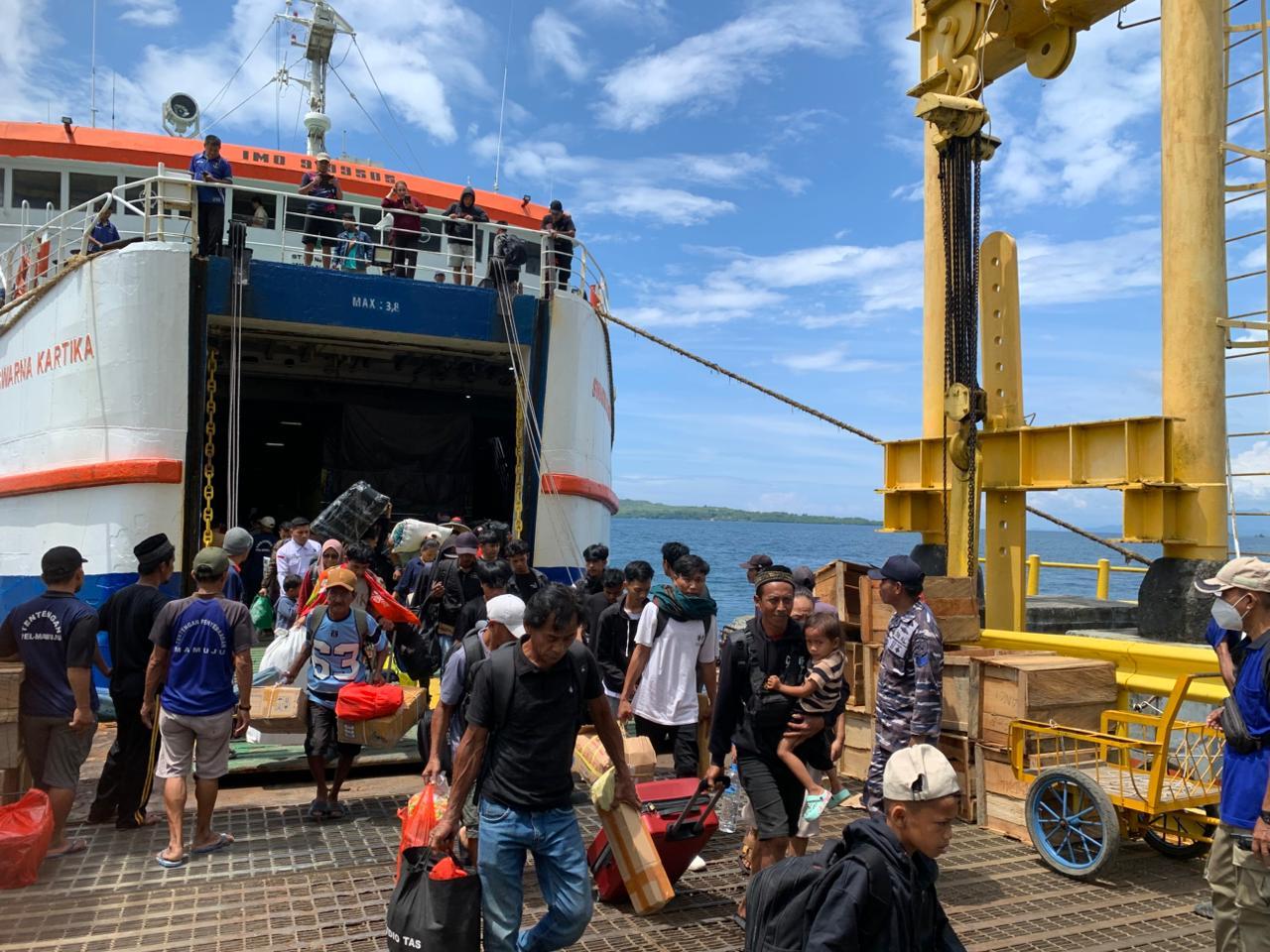 Arus Balik Feri Rute Mamuju - Balikpapan Mulai Senin Besok Pukul 18:00 WITA Tiket Dipesan Online