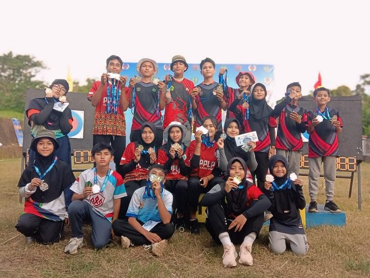 PPLP Sulbar Juara 1 di Kejuaraan Panahan Bupati Cup, Disusul Polman 4 Emas