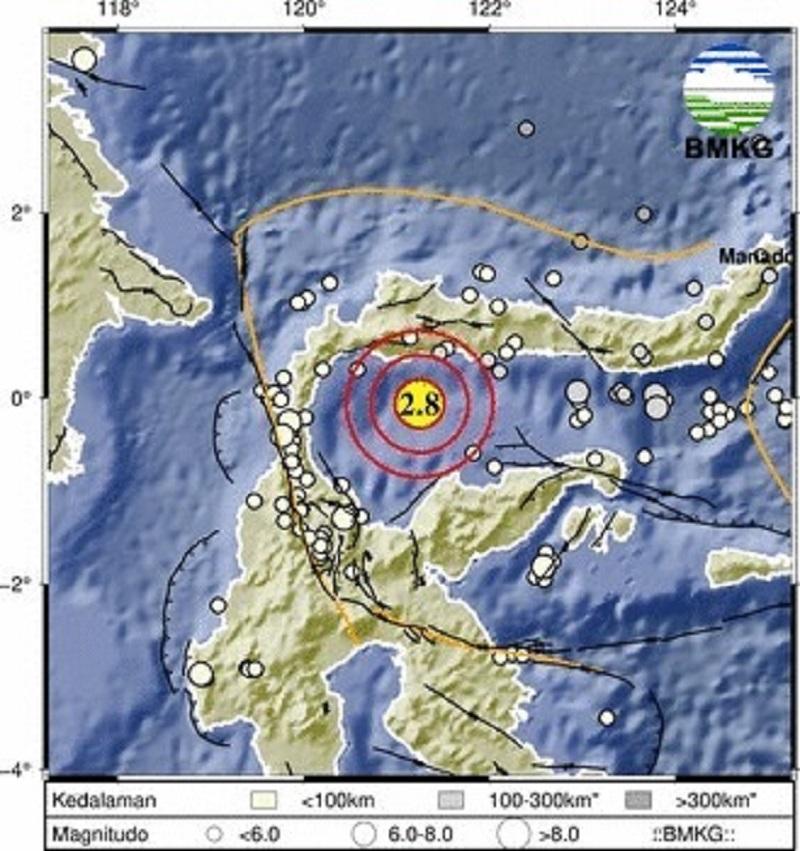 Update Gempa Sulawesi Hari Ini 22 April 2026: BMKG Catat 6 Getaran, Magnitudo Terbesar 2,8