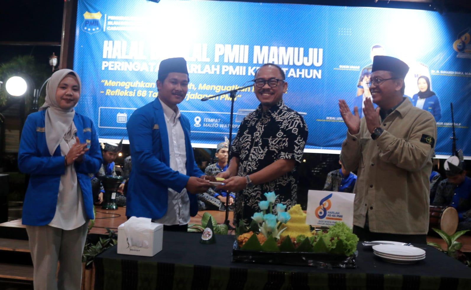 Gubernur Sulbar Suhardi Duka Ajak Kader PMII Jadi Entrepreneur dan Tetap Kritis ke Pemerintah