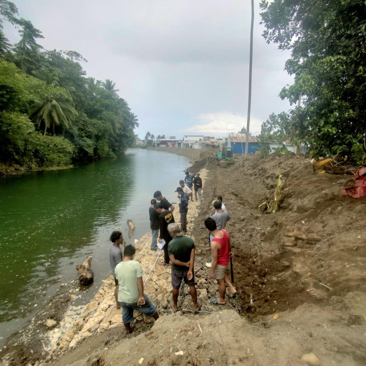 Antisipasi Banjir, BWS Pasang Bronjong 38 Meter dan Rampungkan Normalisasi Kali Mamuju