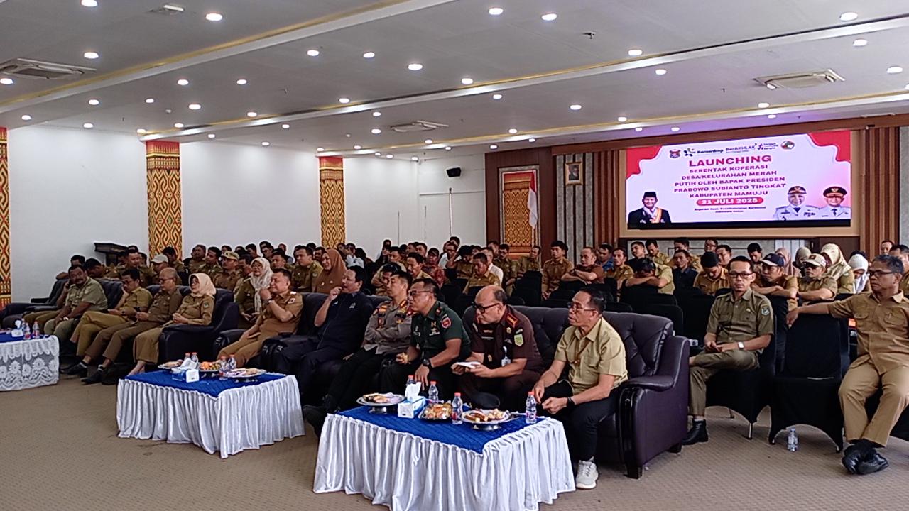 Koperasi Merah Putih Diluncurkan di Mamuju, Sebagian Besar Pengurus Tidak  Hadir - Tribun-sulbar.com
