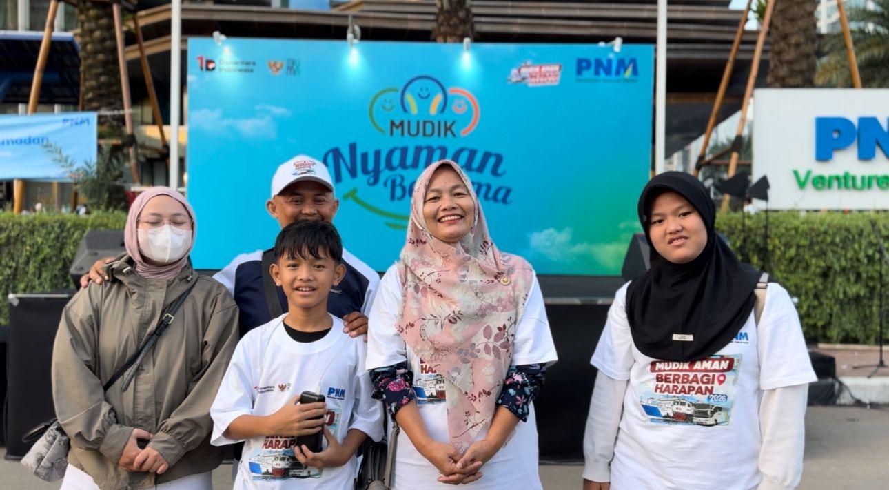 Mudik Bersama PNM Eka Warni Berbagi Cerita Dua Tahun Menahan Rindu Kini Bisa Pulang Kampung