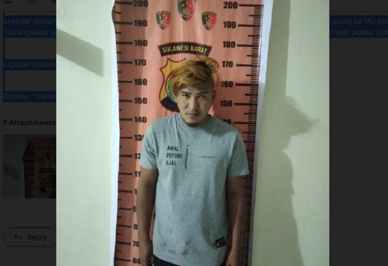 Jual Obat Terlarang ke Remaja, Pemuda Tapalang Mamuju Diringkus Polisi