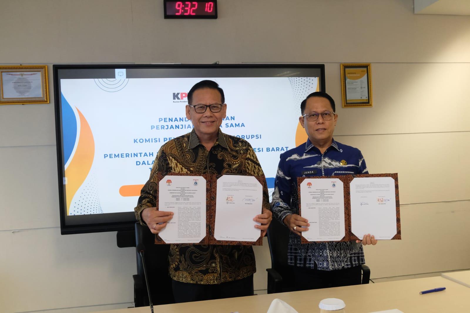 Pemprov Sulbar dan KPK Perpanjang Kerja Sama, Perkuat Pengelolaan Pengaduan Lewat WBS Terintegrasi