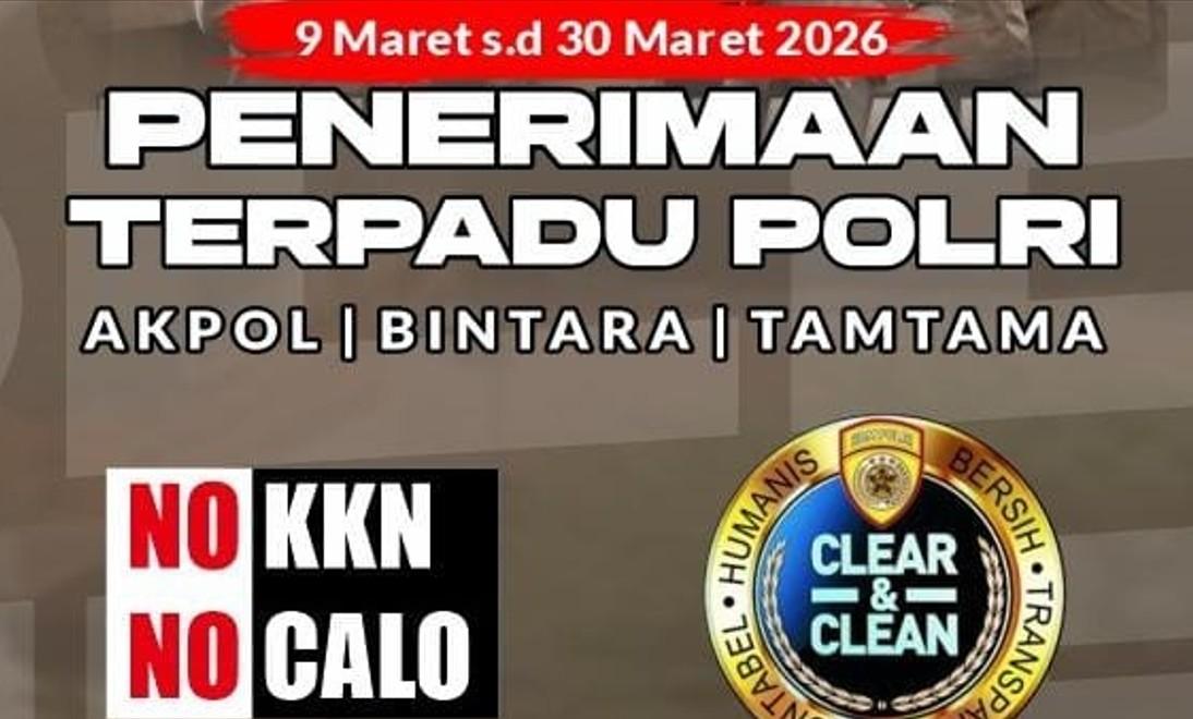 Polda Sulbar Ajak Anak Muda Daftar Polisi Tanpa KKNTanpa Calo Register di www.penerimaan.polri.go.id