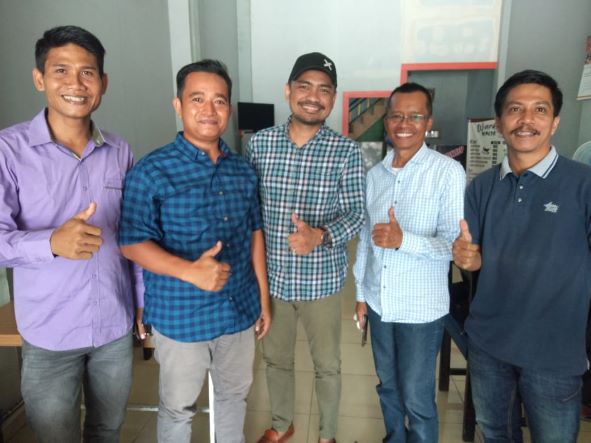 Incar Peluang Ekspor Lidi Sawit, HIPMI Mamuju Jajaki Kerjasama dengan Komunitas Eskpor Sulawesi