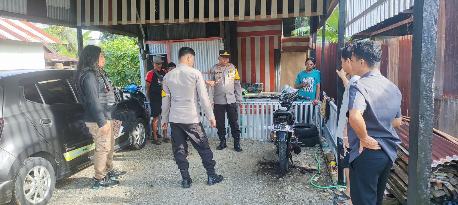 Polisi Buru OTK yang Sengaja Bakar Motor Warga Tapalang Mamuju