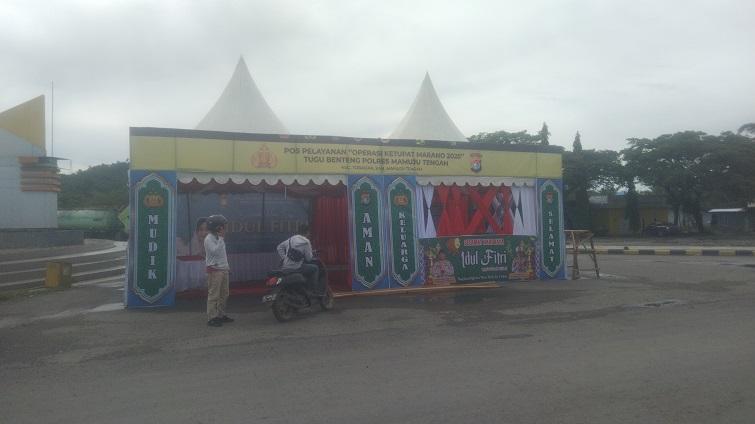 45 Anggota Polres Mamuju Tengah Sulbar Amankan Arus Mudik Lebaran 2025