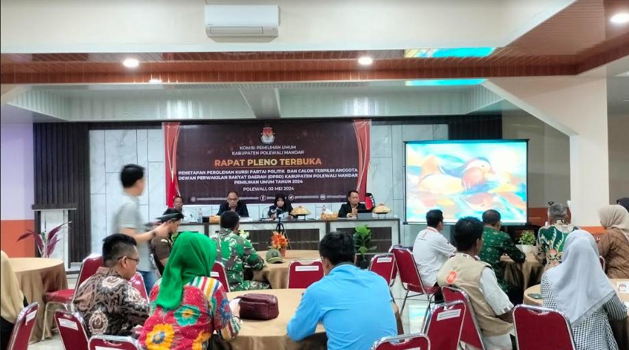 KPU Polman Tetapkan 40 Anggota DPRD Terpilih Hasil Pemilu 2024, Berikut Daftar Namanya!