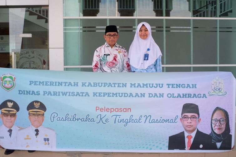 Lepas Dhara ke Paskibraka Nasional, Sekda Mamuju Tengah: Jaga Nama Baik Daerah