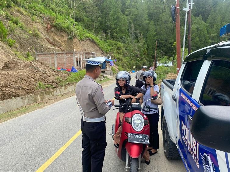 50 Kendaran Ditilang Polisi di Hari Keempat Operasi Zebra Marano
