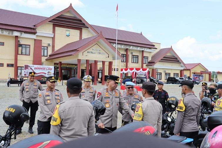 Kapolda Sulbar yang Baru ke Polisi Mamuju Tengah Ultimatum Soal Narkoba