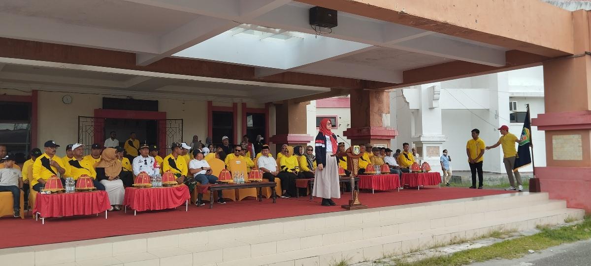 Wakil Bupati Pimpin Apel Penyambutan Napak Tilas Peringatan Hari Jadi ke-21 Pasangkayu