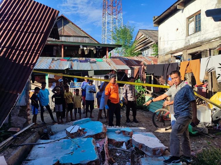 Polisi Selidiki Runtuhnya Dinding Rumah di Polman, Tewaskan 1 Bocah 2 Kritis