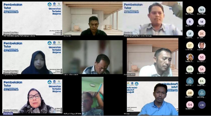 UT Majene Bekali 153 Tutor Mekanisme Tutorial Konsep Belajar Jarak Jauh Hingga Tatap Muka