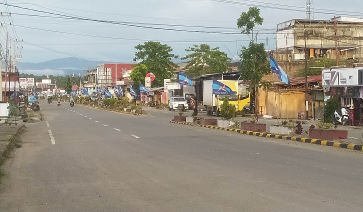 350 Bendera Demokrat Hiasi Kota Pasangkayu Sambut Suhardi Duka